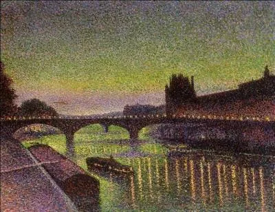 Qui a peint Le Louvre et le Pont Caroussel effet de nuit ?