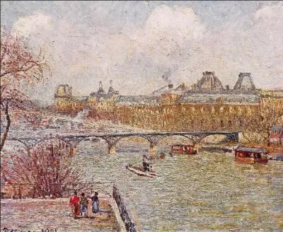 Qui a peint Vue sur la Seine prise du Pont neuf ?