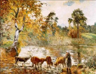 Qui a peint La mare  Montfoucault ?