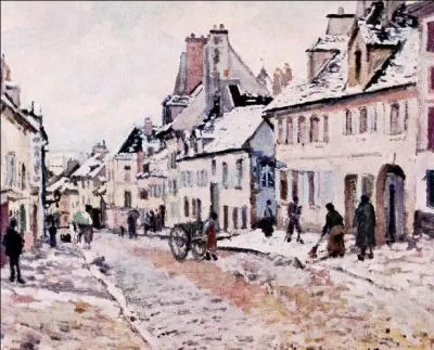 Qui a peint La route de Gisors  Pontoise ?