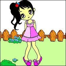 Dans Rockollection, comment est la petite-fille que Voulzy nous chante ?