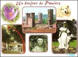 La ville de Pamiers ( Arige ) est chef-lieu ...