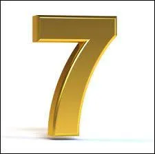 Le numro 7 se traduit par :