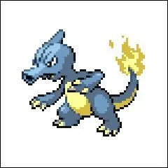 Et on continue avec un Pokmon de type feu qui ressemble  un lzard ! Le second est un Pokmon de type eau. Il doit tre chang avec une caille draco pour voluer !