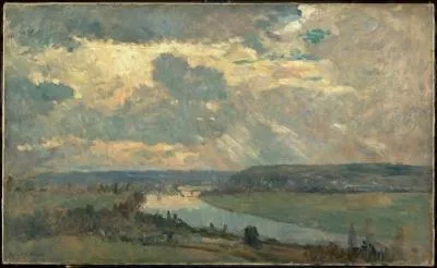 La valle de la Seine prs d'Oissel.