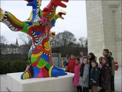 Niki de Saint Phalle a t l'invite d'honneur d'Angers lors de la rouverture de son muse des Beaux Arts