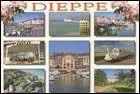 Je vous envoie une carte postale de Dieppe ( Seine-Maritime ). Cette ville est chef-lieu ...
