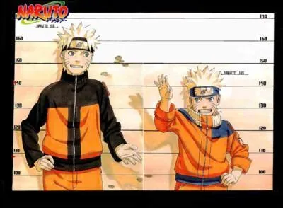 Quelle est la différence qui nous montre que Naruto a changé ?