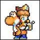 Qui est sur le petit Yoshi en orange ?