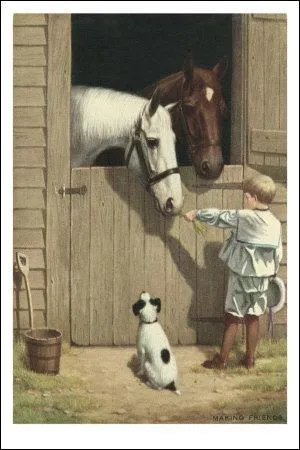 Pour mettre le licol tu te places