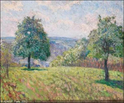 Qui a peint Coin de verger ?