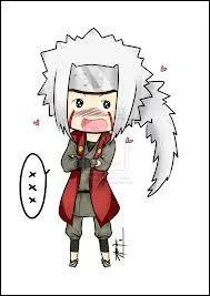 Je suis l'un des trois ninjas lgendaires. Je suis pervers et l'auteur de livres rotiques. Qui suis-je ?