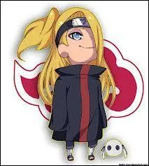 Je suis un nukenin d'Iwa. Je possde le Bakuton. Mon premier coquipier  l'Akatsuki fut Sasori. Je m'appelle :