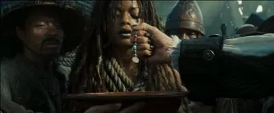 Quelle phrase prononce Ragetti dans ce mme film, pour librer la desse Calypso, sur le pont du  Black Pearl  ?