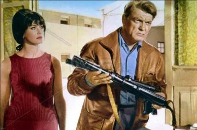 Dans quel film de 1965 avec Jean Marrais un agent secret,  la suite de la dcouverte d'un meurtre sur la Cote d'Azur, mne-t-il une enqute qui le conduit a Hollywood, o se prpare un attentat contre un emir ?