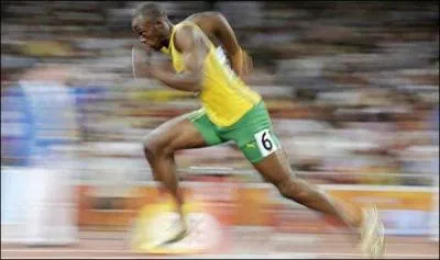 Quelle est la nationalit de Usain Bolt, avec ses 43 km/h ?