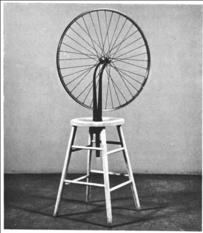  La roue de bicyclette , 1913 :