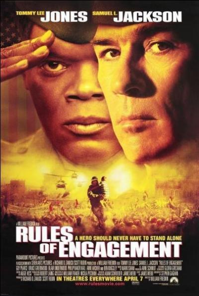 Dans quel film de 2000 avec Tommy Lee Jones et Samuel L. Jackson un ancien hro du Vietnam se retrouve-t-il en court martial pour avoir ouvert le feu sur des meutiers qui menaaient une ambassade amricaine ?