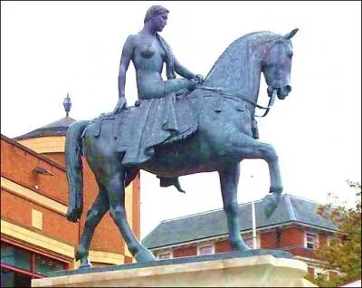 O dans Coventry une statue reprsentant Lady Godiva  cheval fut leve ?