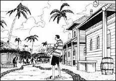 Dans quelle mer est situ le village de Kokoyashi, ville d'enfance de Nami ?