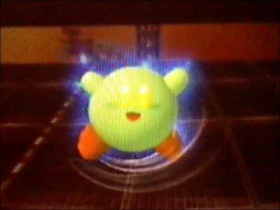 Kirby copie le Final Shmash du personnage qu'il a aspir.