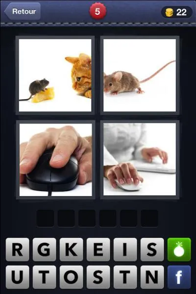 Je suis un animal, souvent pourchass par un chat mais aussi un objet de l'ordinateur :