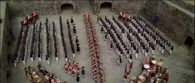 Quel grand vnement, se droulant dans le premier volet de la saga,  l'intrieur du Fort Charles, est dpeint dans cette image ?