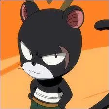 Quel est l'Exceed, ancien garde du corps de la reine des Exceed, au pouvoir des ailes et de transformation de corps et d'pes en gigantesque ?