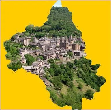 Conques, important sanctuaire situ sur le chemin de Saint-Jacques-de-Compostelle est une remarquable cit de ... .