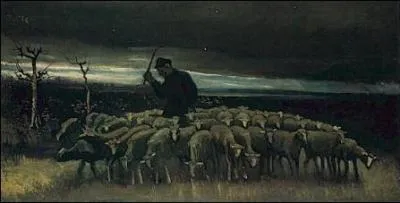 Qui a peint Berger avec son troupeau ?