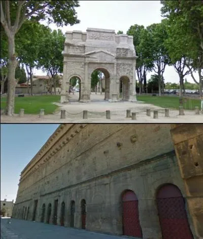 Dans quelle ville peut-on trouver un arc et un thtre antique du 1er sicle, deux monuments inscrits au Patrimoine mondial de l'UNESCO ?