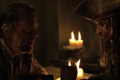 Quelle vieille connaissance de la piraterie Jack Sparrow retrouve-il sur l'le de Tortuga ?