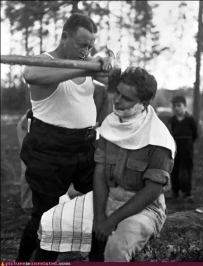 A voir cette illustration qui peut faire froid dans le dos, on se dit que dans le bon vieux temps... ?