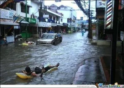 Mme en des temps trs difficiles, comme durant les inondations, certains ne manquent pas d'ides pour se remonter le moral ! Quel adjectif correspond  ce citoyen ?