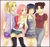 Je suis partie avec Lee, Sa, Kiba et Akamaru pour rejoindre Naruto, Kakashi et Yamato au Pays du Fer, lors du conseil des 5 Kages :