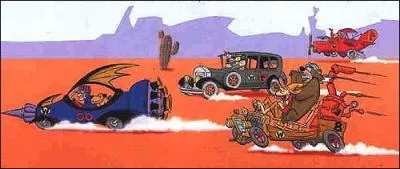 Quel est ce dessin anim o tout est permis pour remporter la course ?