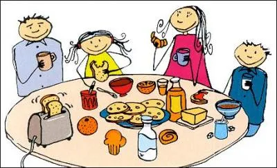 Parmi les quatre propositions, quel est le petit-djeuner le plus quilibr pour tre en forme toute la journe ?