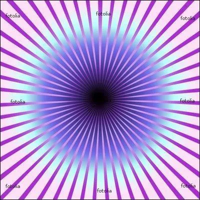 Cliquez sur l'image et regardez la fixement pendant 10 secondes, on a l'impression que le cercle du milieu __________.