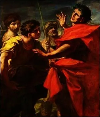 Lorsque Csar arrive en Egypte, que lui prsente Ptolme XIII en pensant s'attirer ses faveurs ?