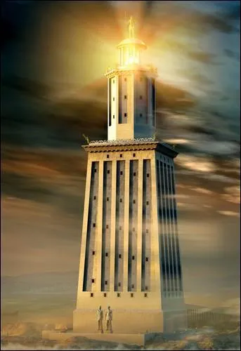 Des fentres de son palais, Cloptre aura toute sa vie une vue imparable sur l'une des sept merveilles du monde. Laquelle ?