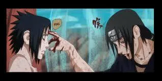 Et lors de sa mort, que fait-il  Sasuke ?