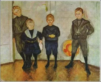 Le portrait prend de l'importance dans son oeuvre. Quel est le titre de ce portrait de groupe ?