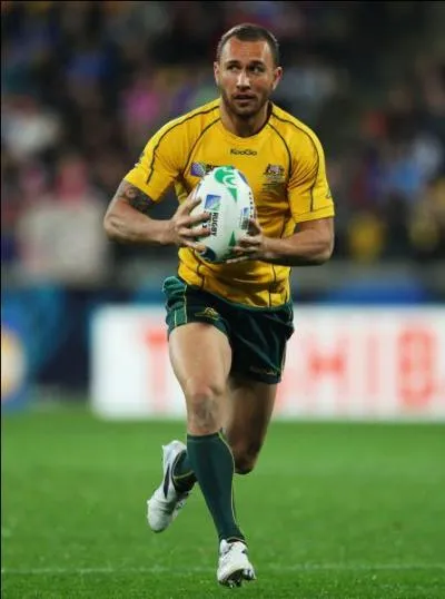 Ouvreur australien d'origine no-zlandaise, je fais des dbuts remarqus en slection nationale. Parfois adul pour mon gnie, parfois critiqu pour mon irrgularit, mes carts de conduite et mes dclarations envers mon entraneur Robbie Deans et ma fdration me sont prjudiciables. Je suis progressivement cart de ma slection nationale. Je suis :