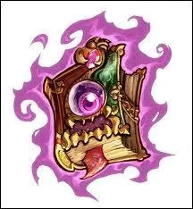 Ce livre n'est autre qu'une entit malfique que Croma ramne d'un de ses nombreux voyages (merci Croma ! ).