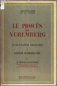 Pouvez-vous me rappeler l'anne de l'ouverture du procs de Nuremberg ?