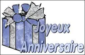 Joyeux anniversaire Hestia, continue  nous faire des quiz excellents car tu ne manques ni d'ides, ni de culture,  aux mes bien nes la valeur n'attend pas le nombre des annes  comme disait :