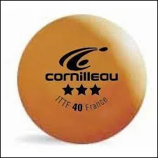 Combien mesure une balle de tennis de table (actuellement) ?
