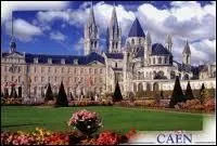 Nous restons en Normandie et nous allons  Caen ( Calvados ). La ville est chef-lieu ...
