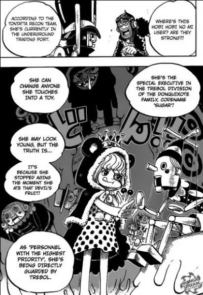 Quel est le fruit du démon de Sugar ?