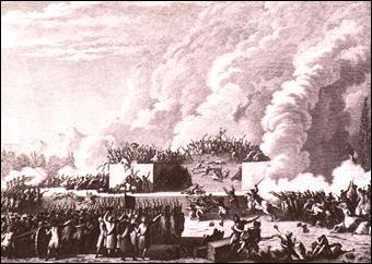 Comment s'appelle la loi dcrte par Bailly, et qui entrane la fusillade du Champ-de-Mars le 17 juillet 1791 ?